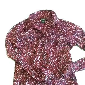 Blouse long sleeve polkadot